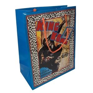 Vintage NOS King Kong Large Party Gift Bag Kids Birthday Party Supplies